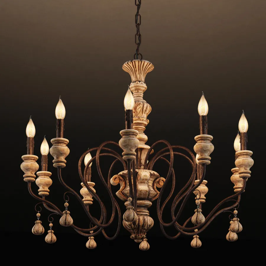 lighting - Chandelier CH004-10-AKD 3D Model