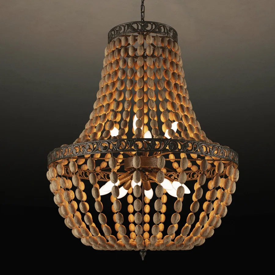 lighting - Chandelier CH007-12-AKD 3D Model