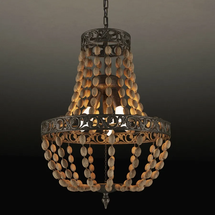 lighting - Chandelier CH007-3-AKD 3D Model