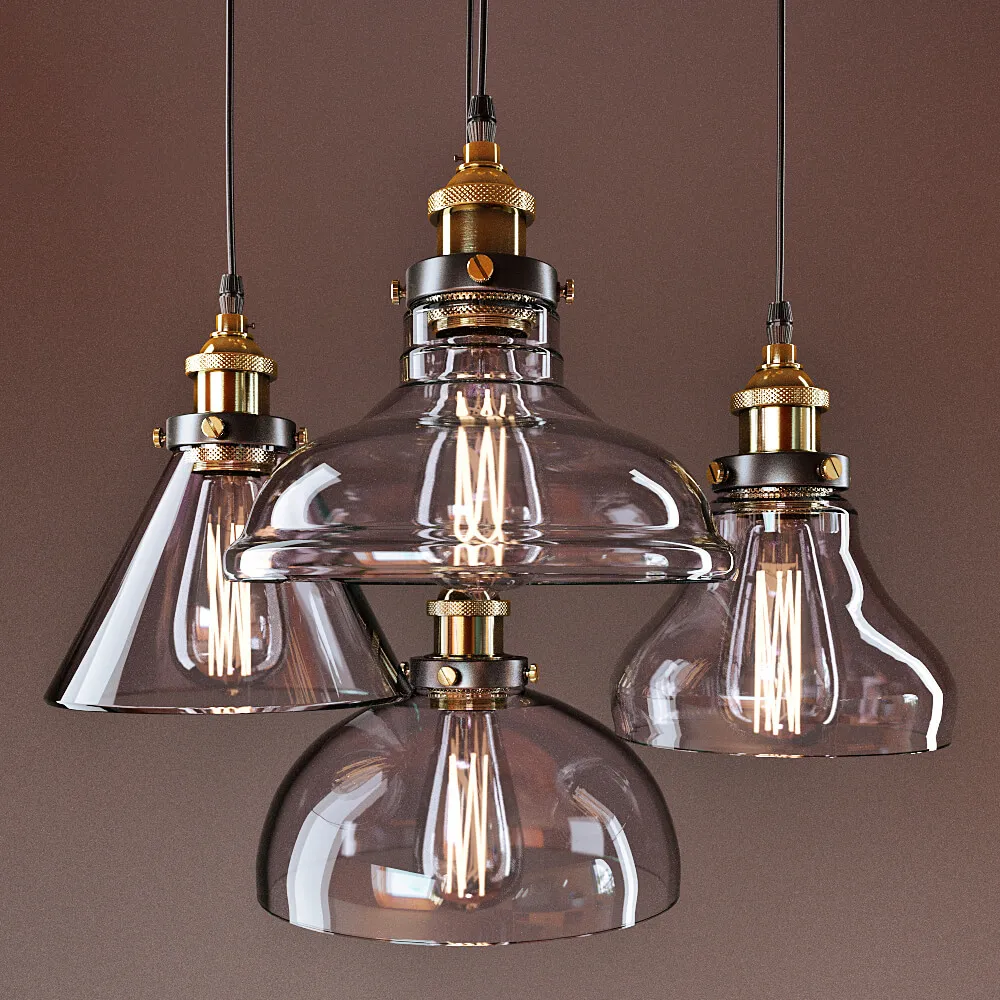 lighting - Chandelier CH026-1-BBZ 3D Model