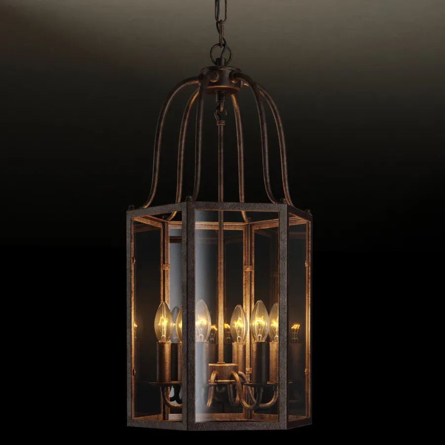 lighting - Chandelier CH028-6-ABG 3D Model