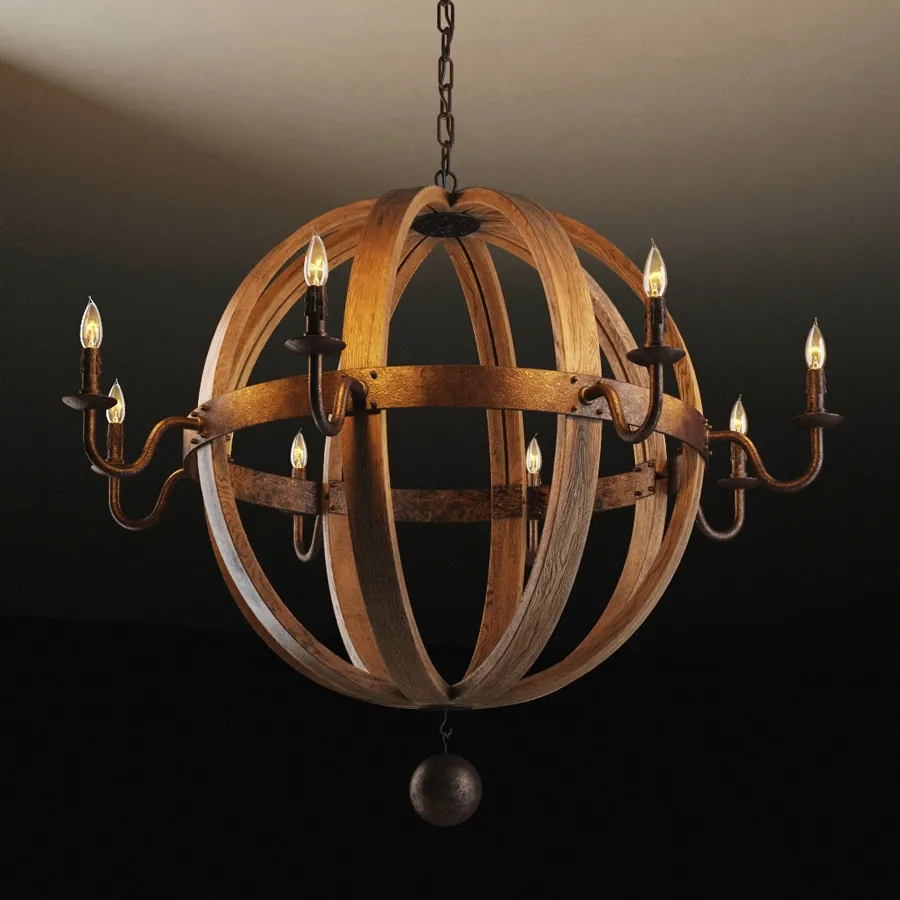 lighting - Chandelier CH029-8-LRR 3D Model