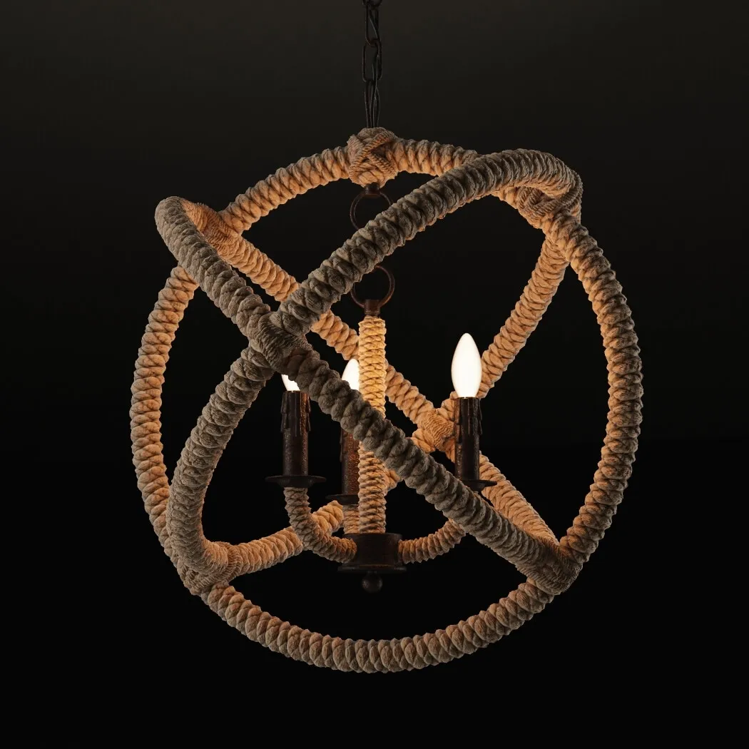 lighting - Chandelier CH035-3-LRR 3D Model