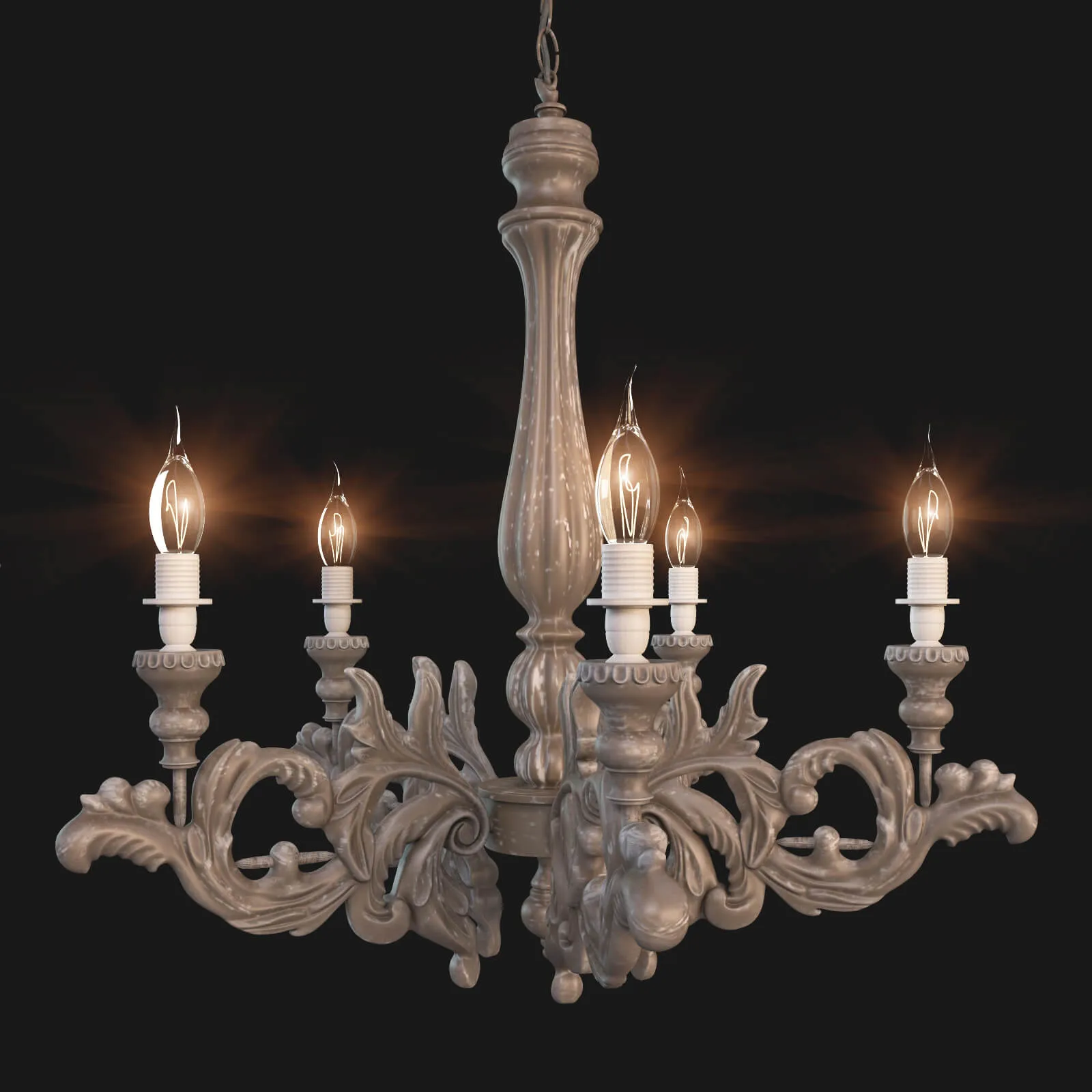 lighting - Chandelier CH091C-4 3D Model