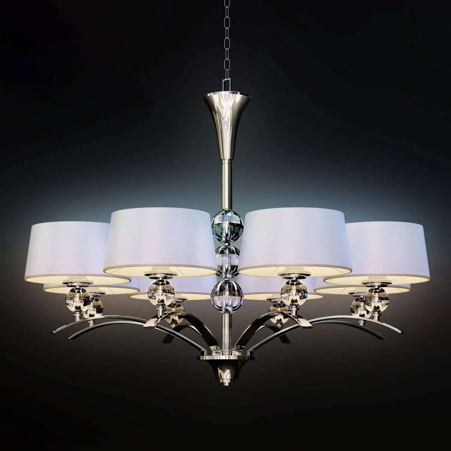 lighting - Chandelier  Charleston lighting 489066 3D Model