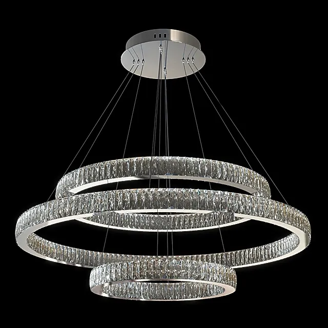 lighting - Chandelier Chiaro Goslar 85 3D Model