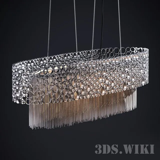 lighting - Chandelier Crystal 3D Model
