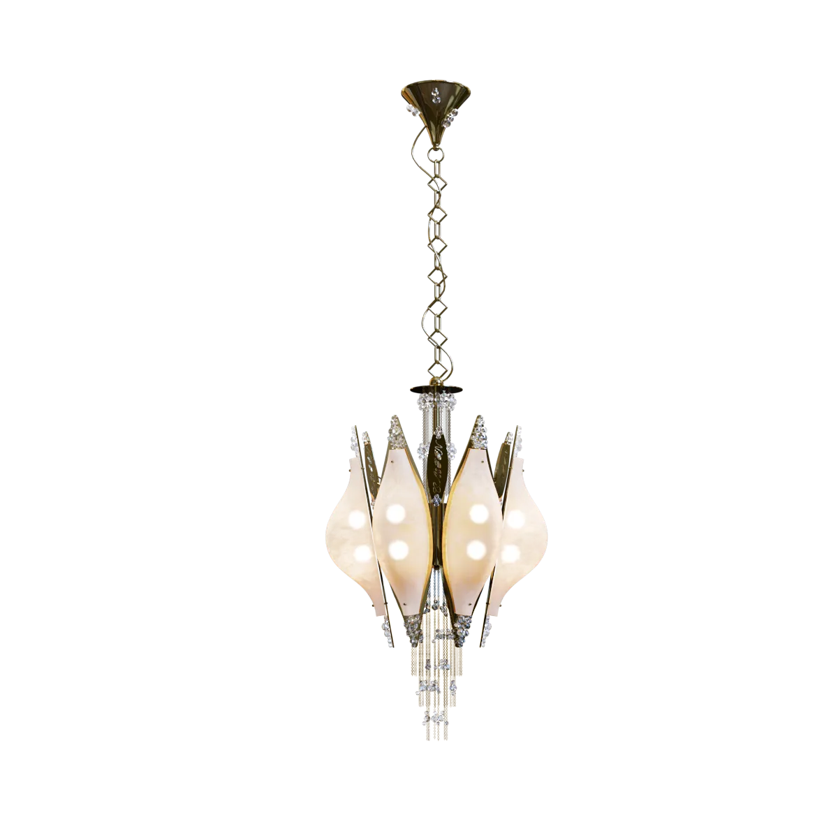 lighting - Chandelier Crystal Moon Dolce Vita 3D Model