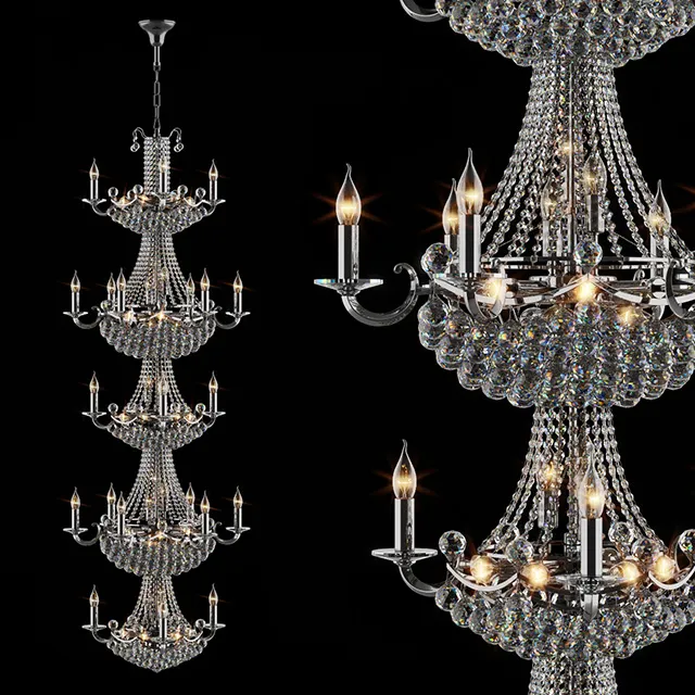 lighting - Chandelier Cuerno 02 3D Model
