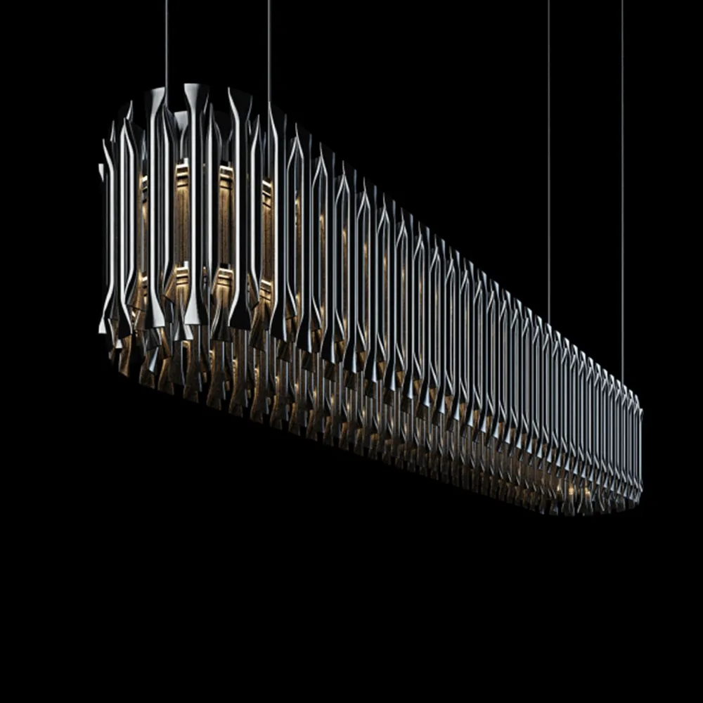 lighting - Chandelier DELIGHTFULL LONG 3D Model