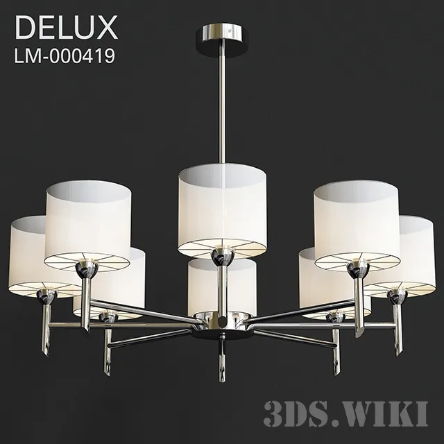 lighting - Chandelier Delux Decor 3D Model