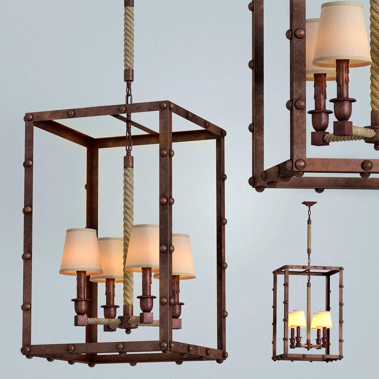 lighting - Chandelier Elegance and Solidity 4 3D Model