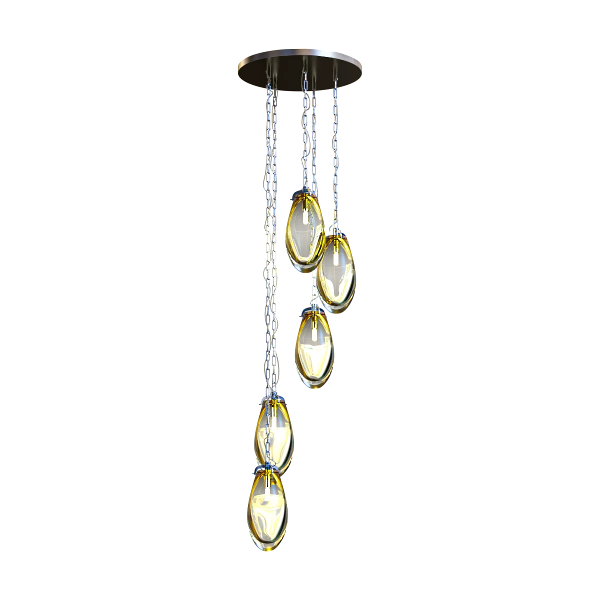 lighting - Chandelier Embrayage 3D Model
