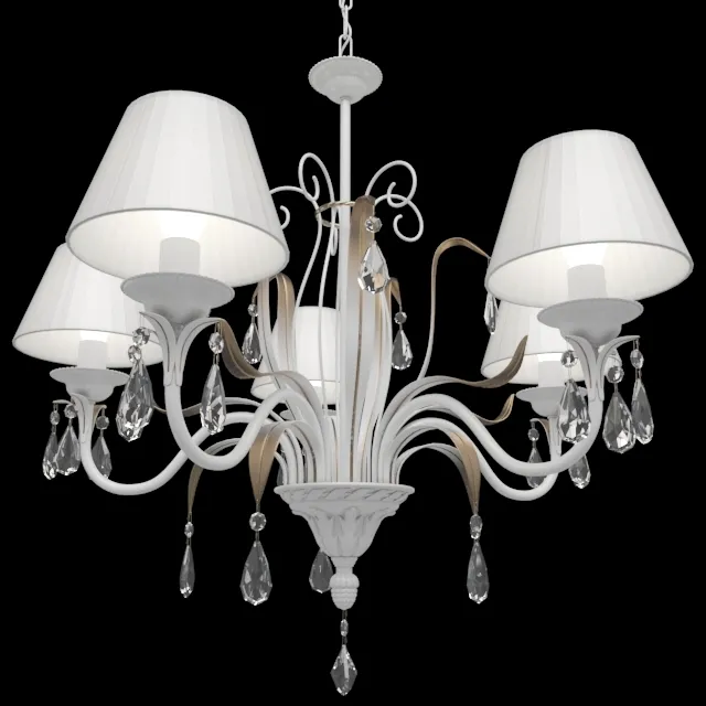 lighting - Chandelier hanging 10002-5L Aurora 3D Model