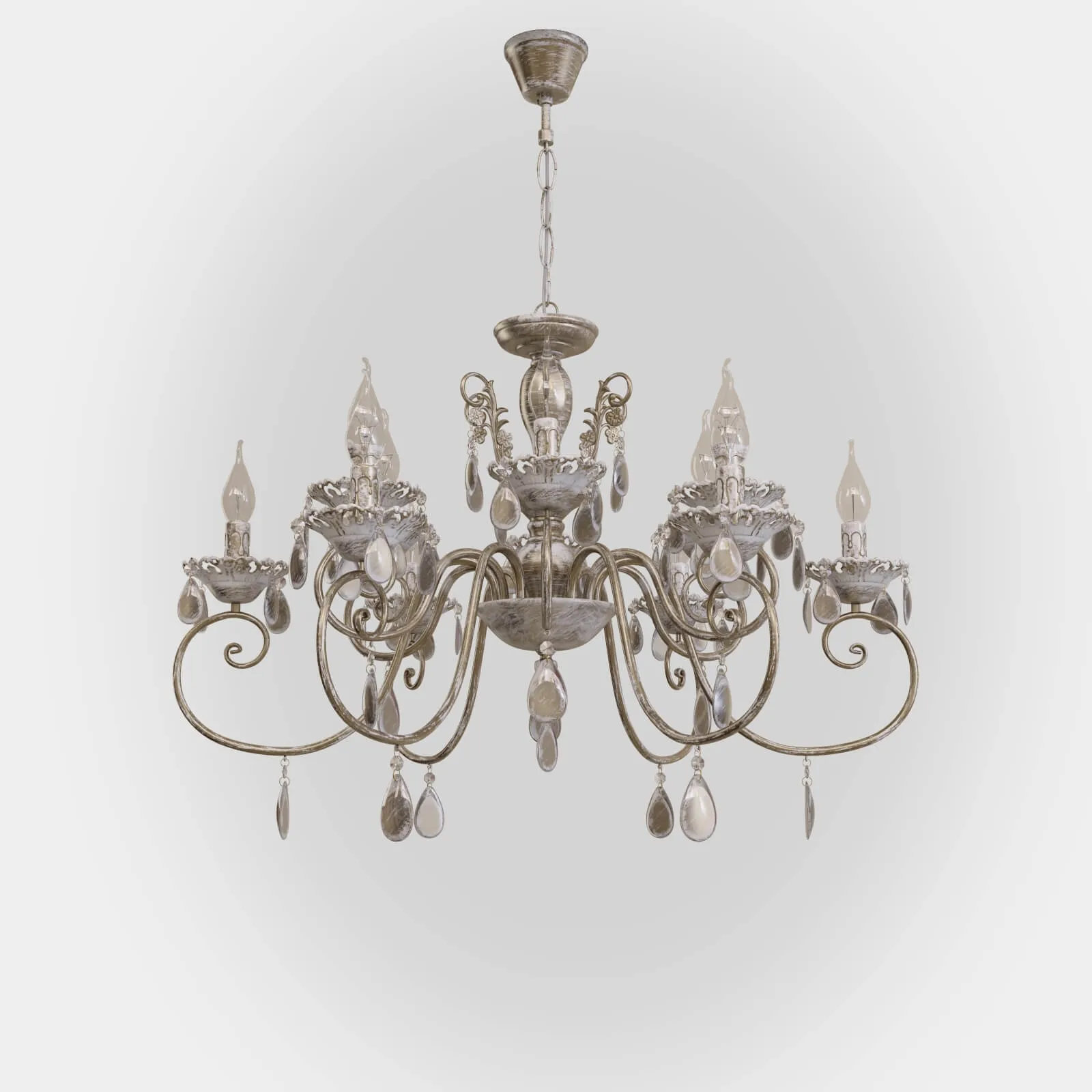 lighting - Chandelier hanging Eurosvet 1000912 3D Model