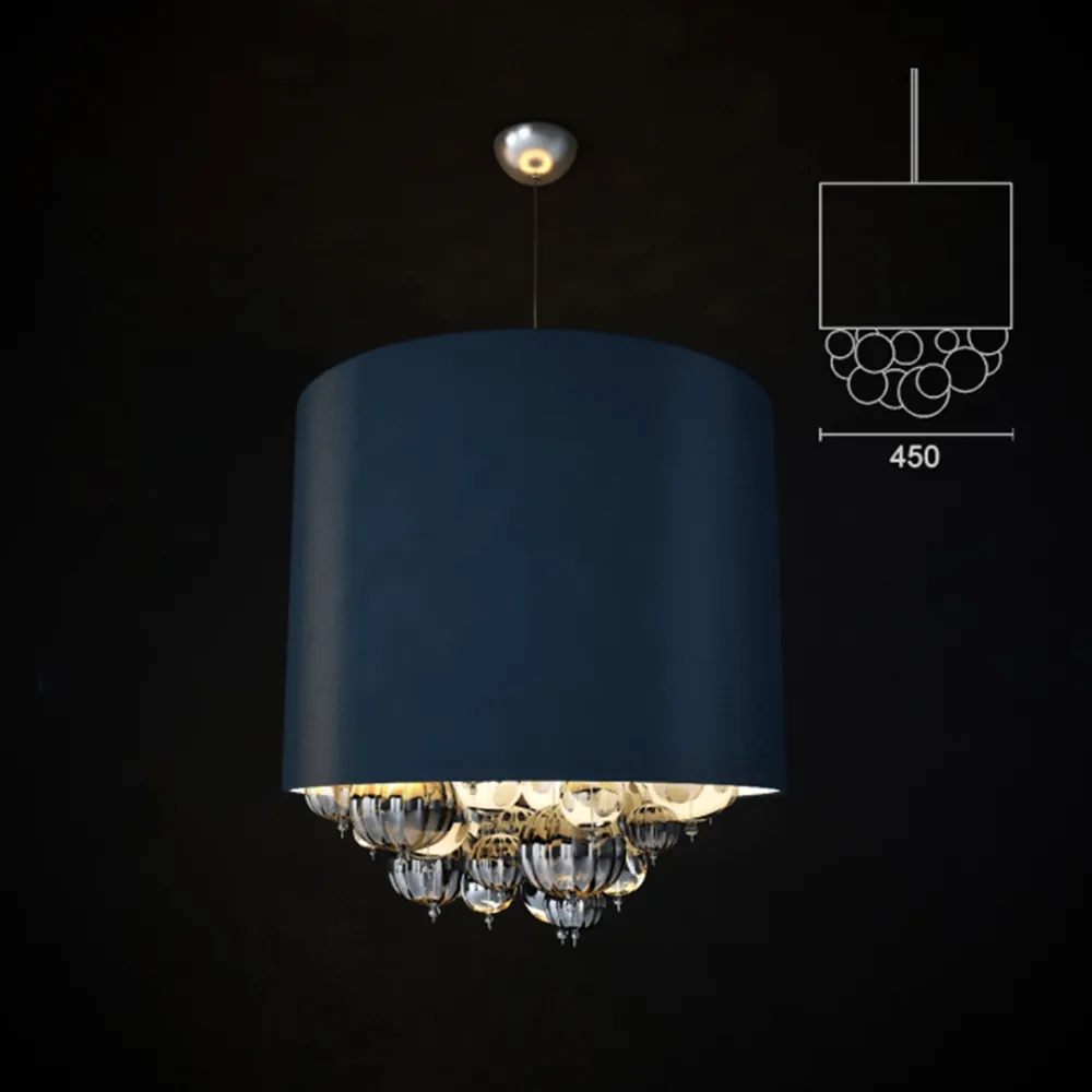 lighting - Chandelier Heathfield Lexington 16 3D Model