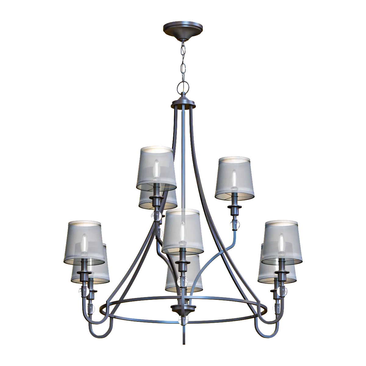 lighting - Chandelier Hinkley Morgan 3D Model
