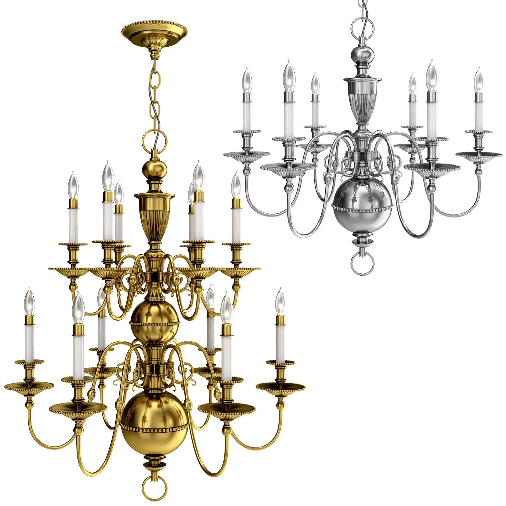 lighting - Chandelier Hinkley Oxford 3D Model