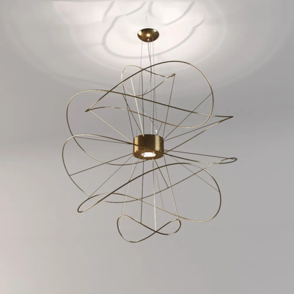 lighting - Chandelier Hoops Axo Light 3D Model