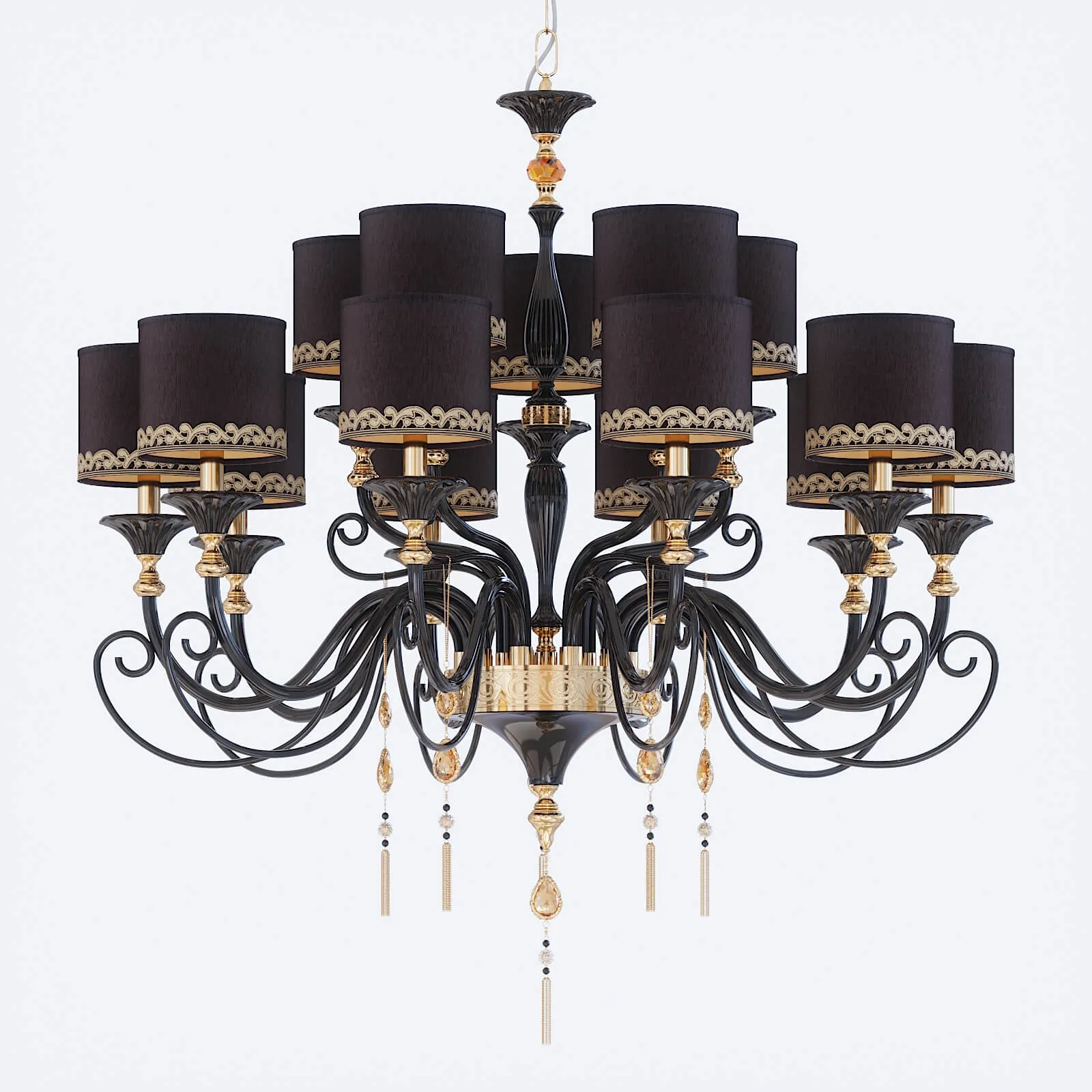 lighting - Chandelier Jago NCS 456 3D Model