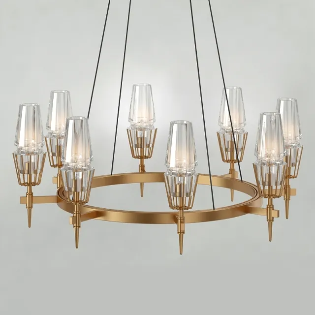 lighting - Chandelier Jonathan Browning Chaillot 3D Model