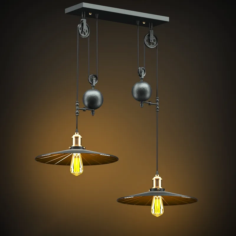 lighting - Chandelier Loft Cone Pendant Balance Line 2 3D Model