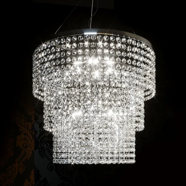 lighting - Chandelier Masiero Impero deco VE 844 S8+1 3D Model
