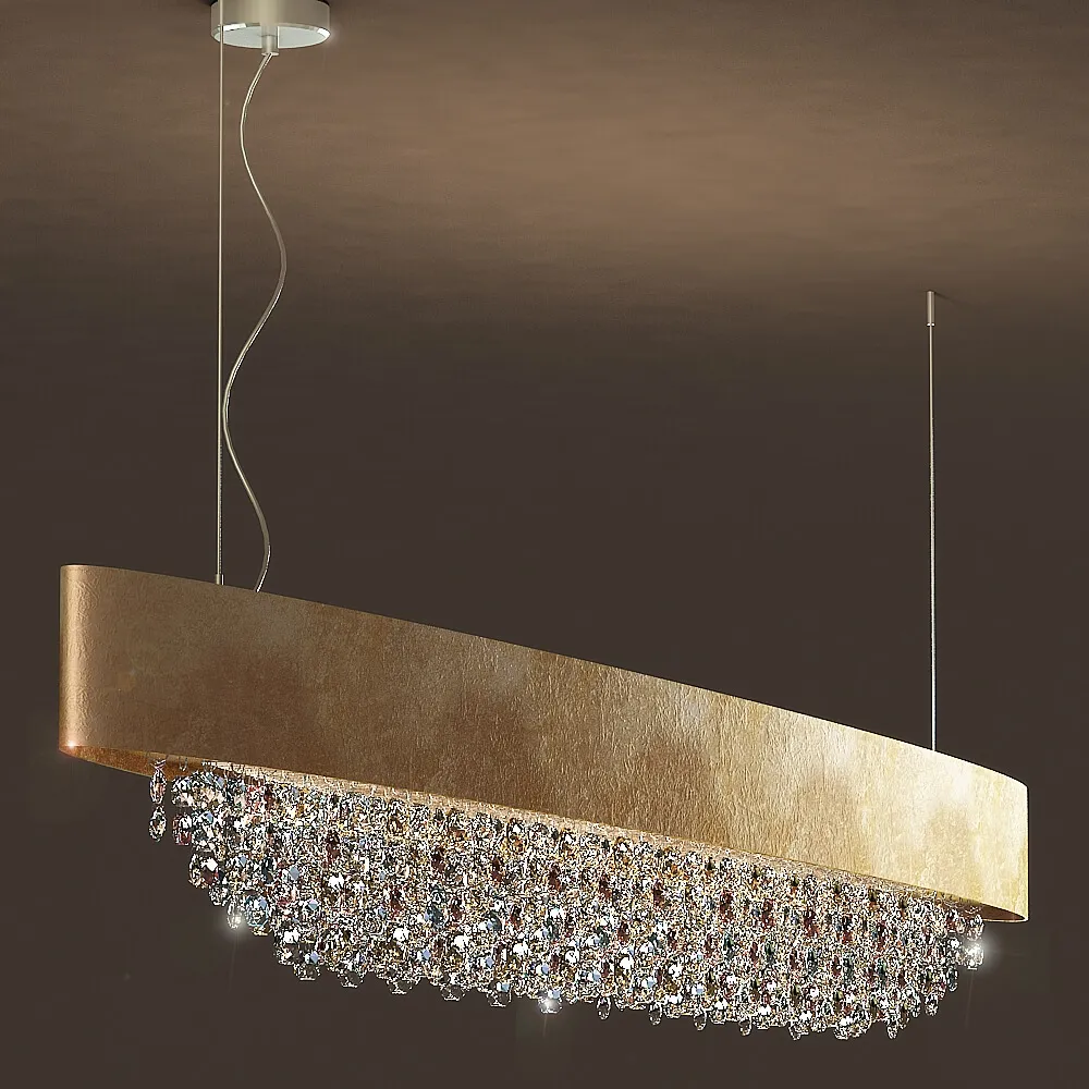 lighting - Chandelier Masiero OLA S6OV 160 3D Model