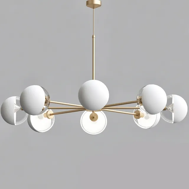 lighting - Chandelier Molecola IL Fanale 3D Model