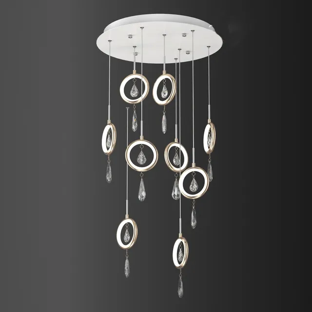 lighting - Chandelier Odeon light 4034 54L 3D Model