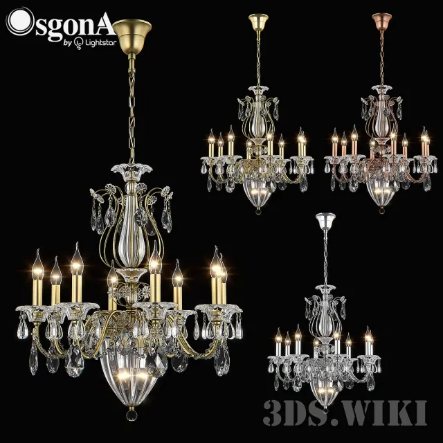 lighting - Chandelier Osgona 3D Model