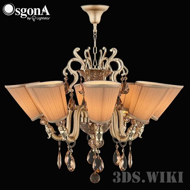 lighting - Chandelier Osgona GUARDA 692082 3D Model