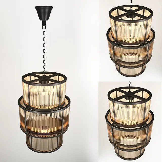 lighting - Chandelier palmera by Eichholtz 3D Model