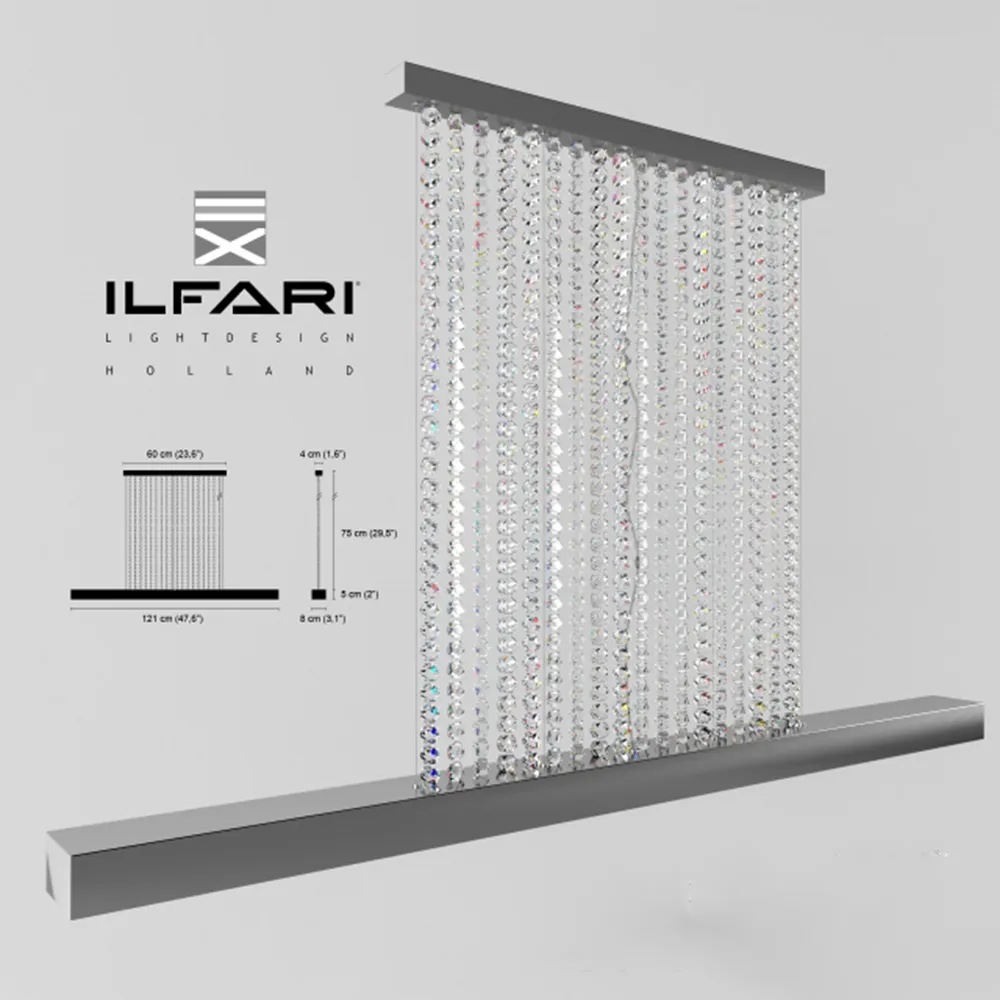 lighting - CHANDELIER (PENDANT) ILFARI - LINE UP 6210/6211 3D Model