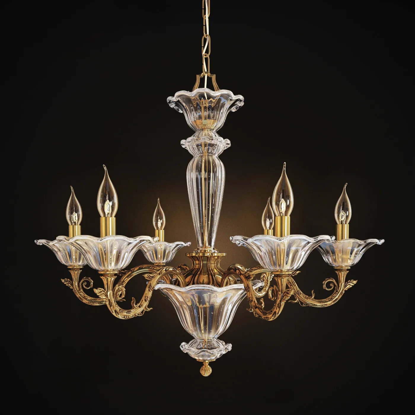 lighting - Chandelier Possoni 47956 3D Model