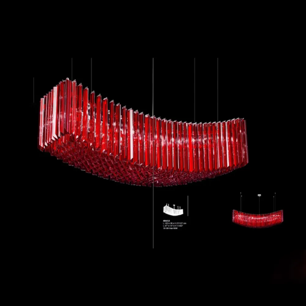 lighting - Chandelier red OR Illuminazione s.r.l. 464 / SL 3D Model