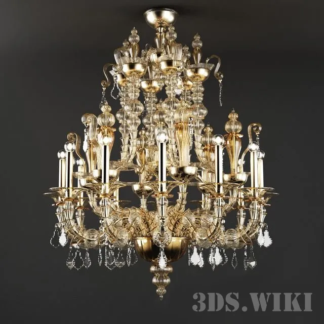 lighting - Chandelier Riyadh 5349-12 3D Model