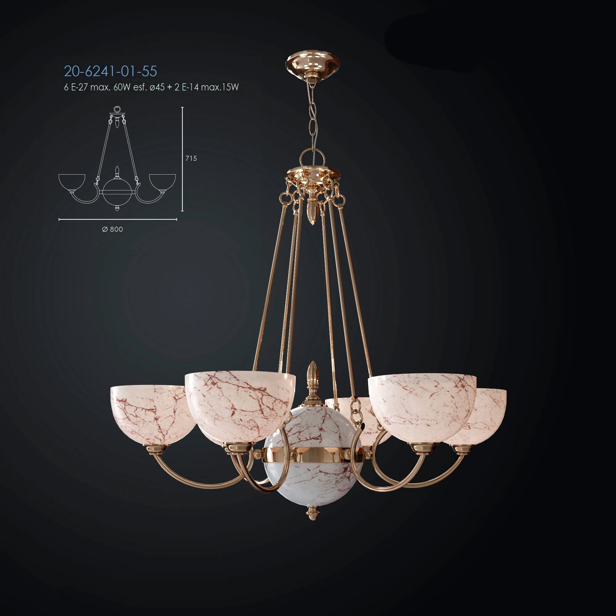 lighting - Chandelier Serie 3D Model