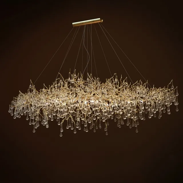 lighting - Chandelier Serip Bijout oval x-large 3D Model