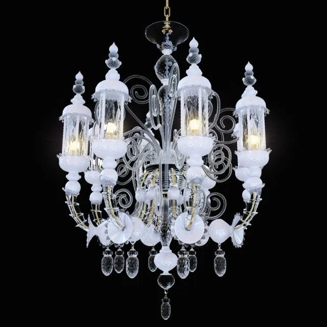 lighting - Chandelier Sylcom Bucintoro 17988 3D Model