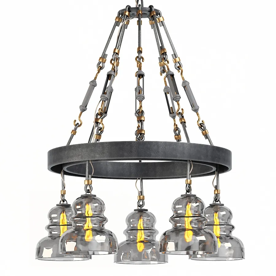lighting - Chandelier Troy Lighting Menlo Park 3D Model