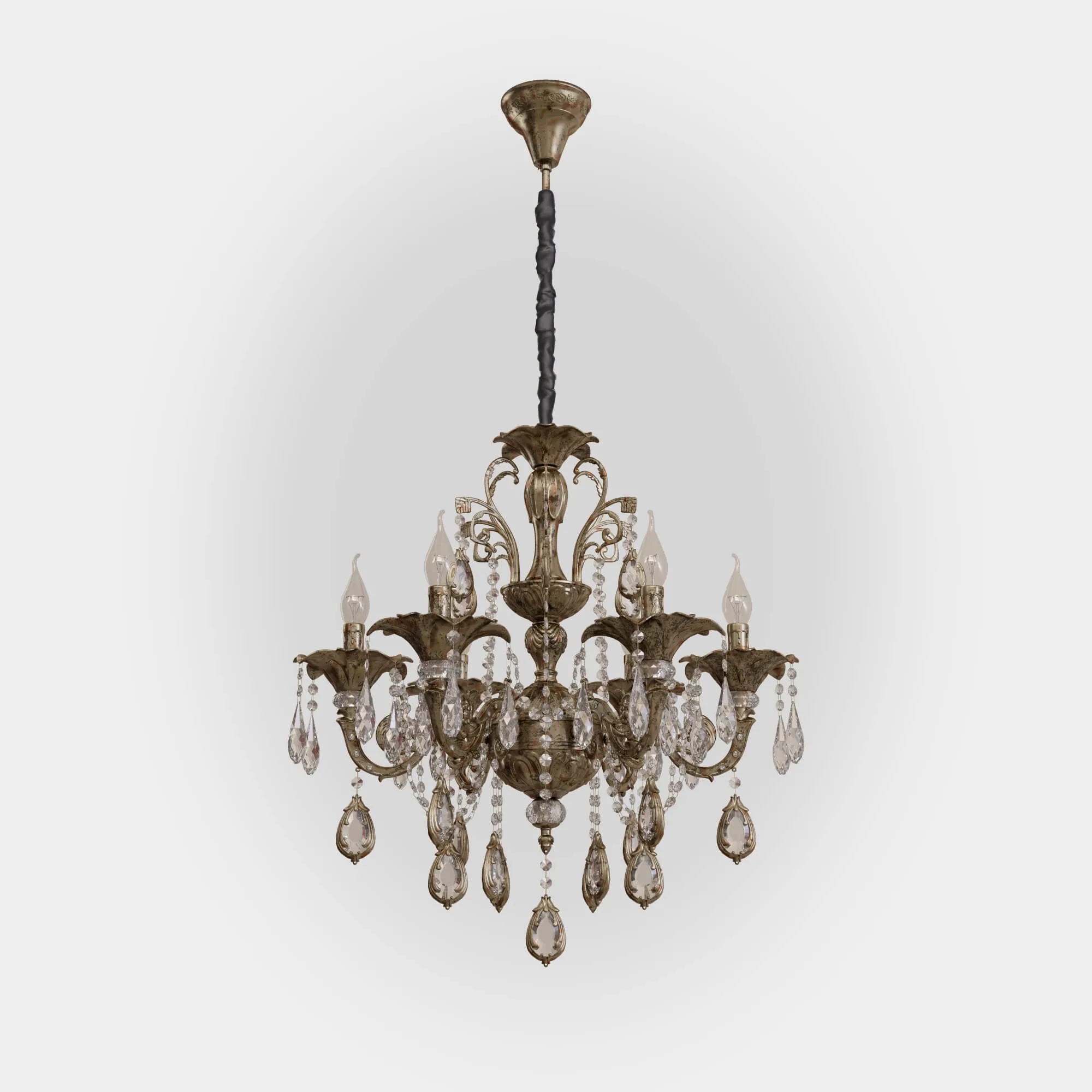 lighting - Chandelier with Bogate  crystal 2716 3D Model