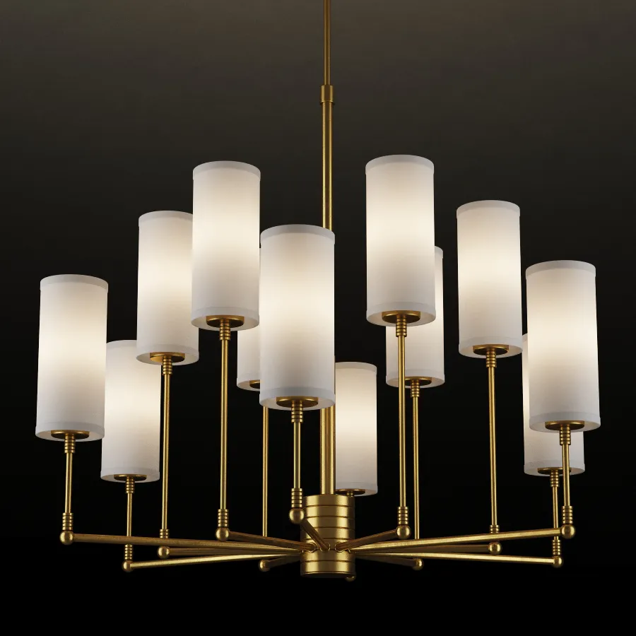 lighting - Clarence chandelier 08 3D Model