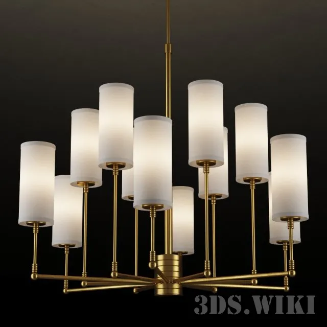 lighting - CLARENCE CHANDELIER 3D Model