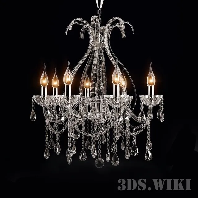 lighting - Classic chandelier Laudarte 3D Model