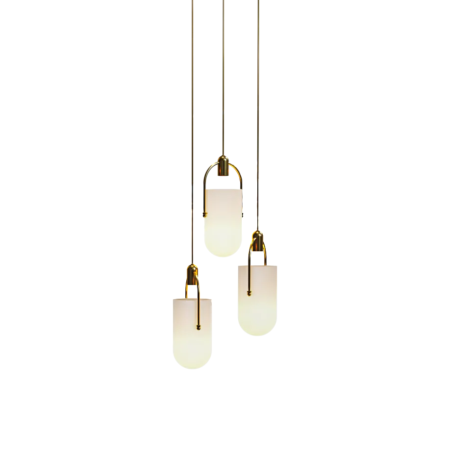 lighting - Clear glass hanging light 3D Model