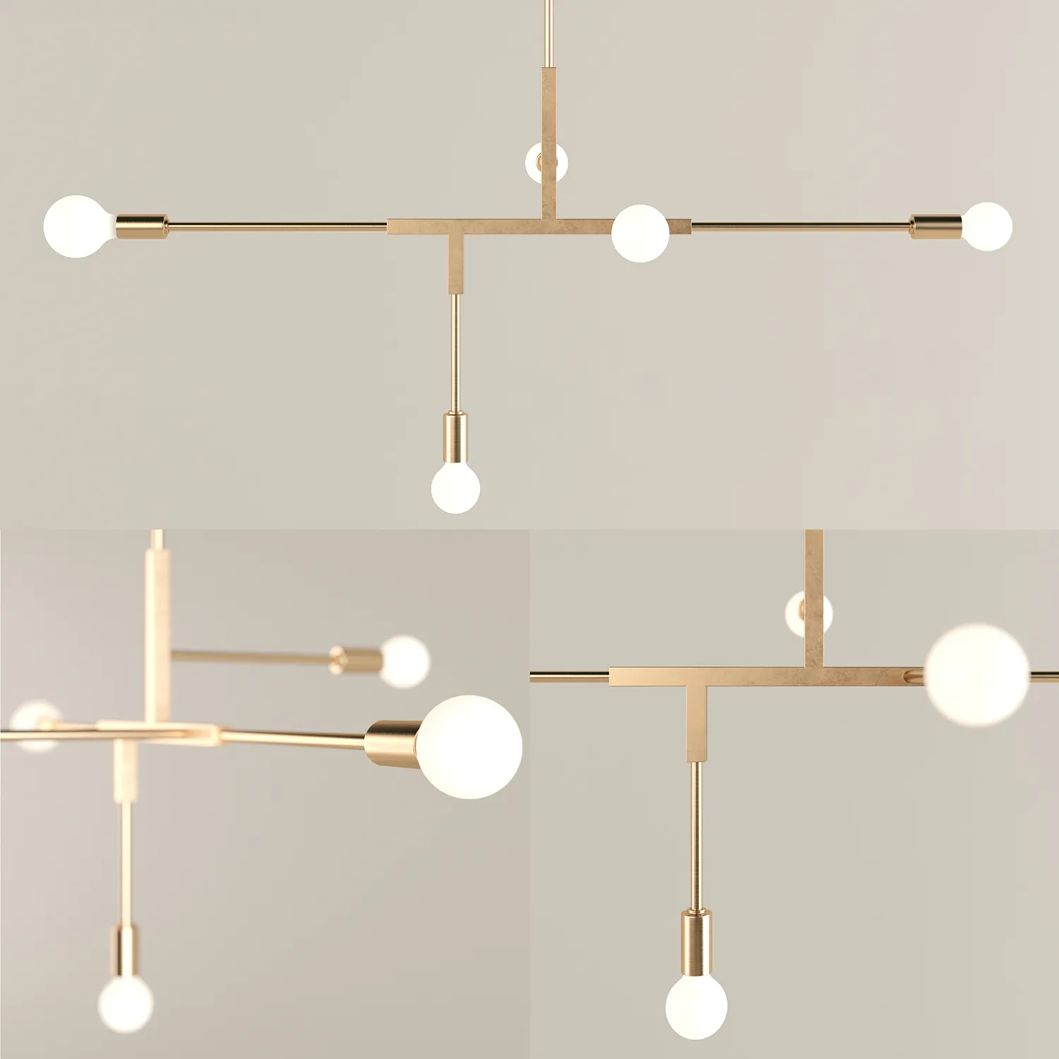 lighting - Cliff Suspension Lamp 4 3D Model