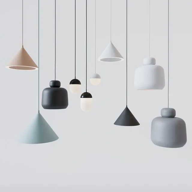 Lighting collection by WOUD 3D Model