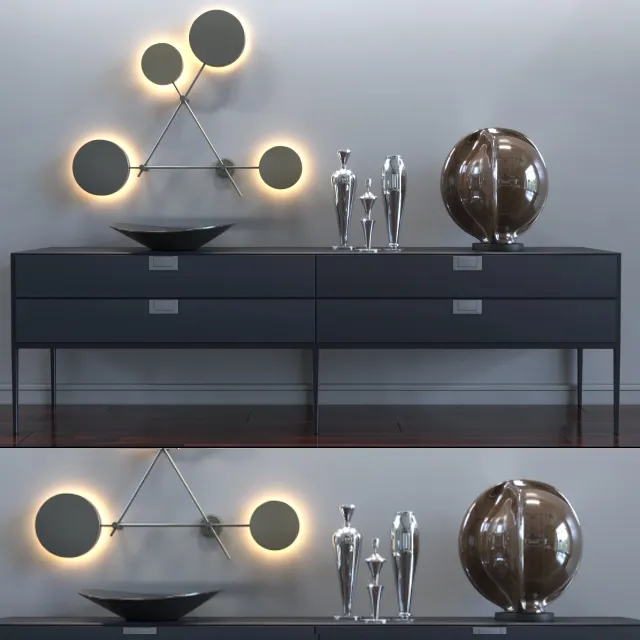 lighting - Console Alcor  LX08 B and B Italia 3D Model