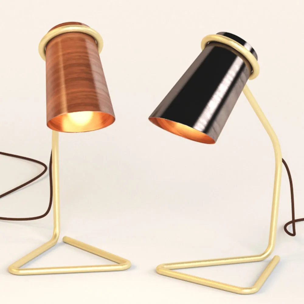 lighting - Copper table lamp 3D Model